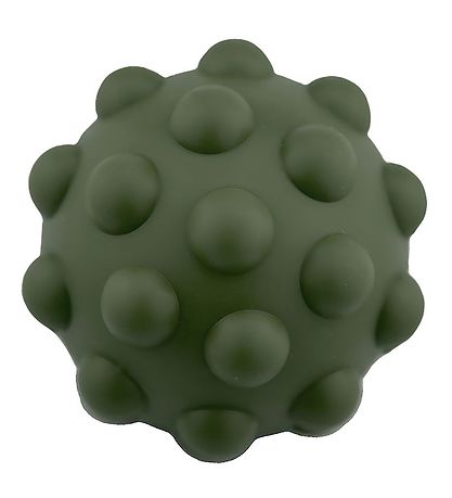 Tiny Tot Ball - Sensory Silicone Fidget Ball - 10 cm - Army Gree