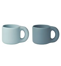 Liewood Kopper - 2-pak - Silikone - Kylie - Sea Blue/Whale Blue 