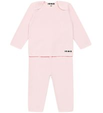 Bonton Sett - Flíspeysa/Flísbuxur - Rose