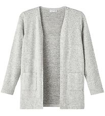 Name It Cardigan - Prjónað - Noos - NkfVicti - Grey Melange