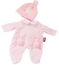 Götz Doll Clothes - Jumpsuit/Beanie - 30-33cm - Rabbit