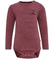 Hummel Bodysuit l/s - hmlMulle - Windsor Wine
