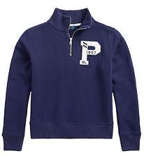 Polo Ralph Lauren Sweatshirt med. Dragkedja - Marinblå