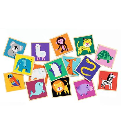 Djeco Memory Spel - Memo Wood