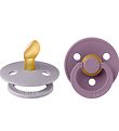 BIBS Colour Pacifiers - 2-Pack - Size 2 - Anatomical - Fossil Gr