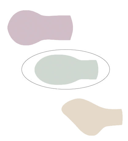 BIBS Colour Pacifiers - 2-Pack - Size 1 - Symmetrical - Blush/Wo