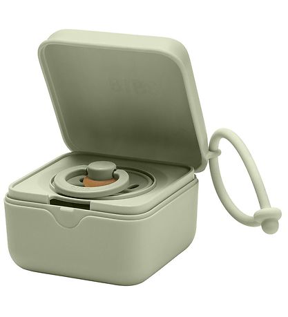 BIBS Pacifier box - 7x5 cm - Sage
