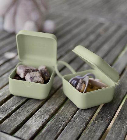 BIBS Pacifier box - 7x5 cm - Petrol