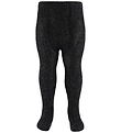 Condor Sokkabuxur - Viscose - Rib - Svart M. Glimmer
