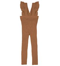 Condor Leggings m. Hängslen - Rib - Canela