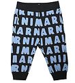 Marni Sweatpants - Navy w. Light Blue