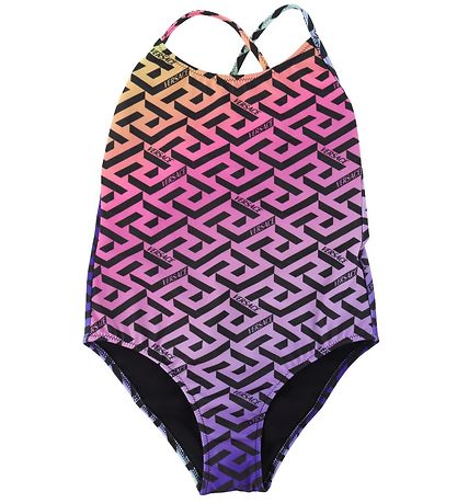 Maillot de Bain Versace - Fuchsia av. Noir