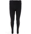Jordan Leggings - Jumpman High-Rise - Schwarz m. Gold