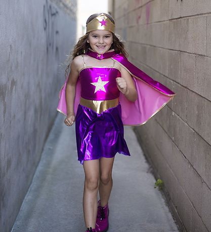 Great Pretenders Costume - Superhero Star - Magenta