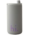 Design Letters Thermo Beker - To Go - 350ml - Cool Grijs
