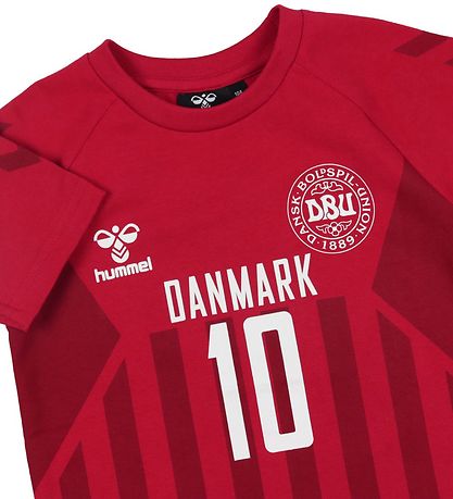 Hummel Stuttermabolur - DBU - hmlFagna - Rautt