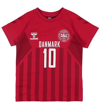 Hummel Stuttermabolur - DBU - hmlFagna - Rautt