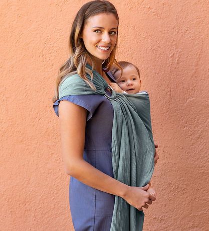 Moby Baby Sling - Cotton - Fern - Dusty Green