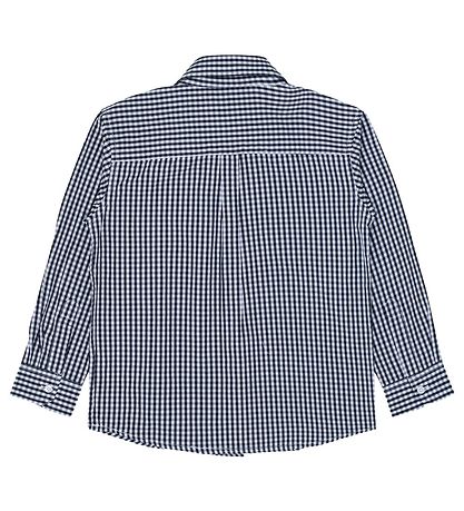 Hust and Claire Overhemd - Schoon - Navy-Wit