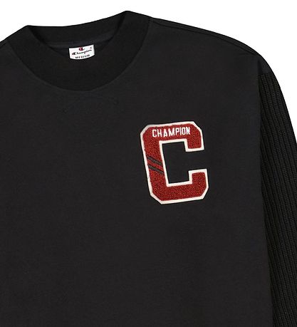 Champion 패션 맨투맨 - 블랙 포함 로고