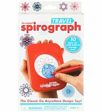 Spirograph Teiknisett - 10 Partar - Ferðasett
