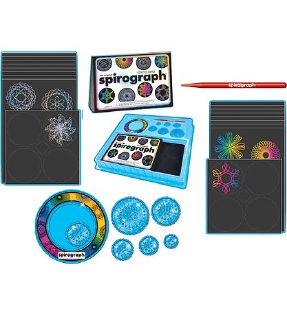 Spirograph How To Draw - 28 Parts - Scratch & Shimmer