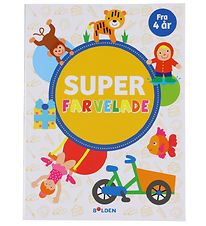 Forlaget Bolden Kleurboek - Super Kleurenbalk - Deens