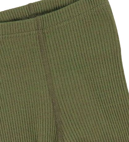 Hust and Claire Leggings - Lee - Rib - Ull - Dusty Green