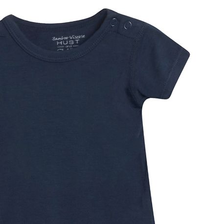Hust and Claire Bodysuit s/s - Bow - Bamboo - Navy