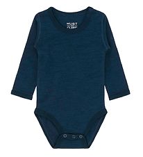 Hust and Claire Romper l/s - Bo - Wol - Navy