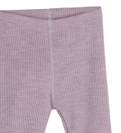 Hust and Claire Leggings - Lee - Rib - Wool - Dusty Rose