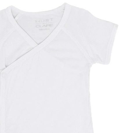 Hust and Claire Bodysuit s/s - Bun - Bamboo - White