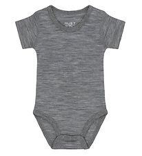 Hust and Claire Romper s/s - Wol - Bola - Grijs Melange