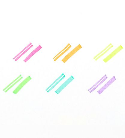 Ooly Highlighters - 6 pcs - Dual Liner Neon Highlighter