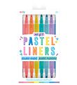 Ooly Dubbelzijdig Markers - 8 stk - Pastel Liners Dual Tip Merk