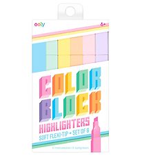 Ooly Highlighters - 6 Stk. - Litur Block Highlighters