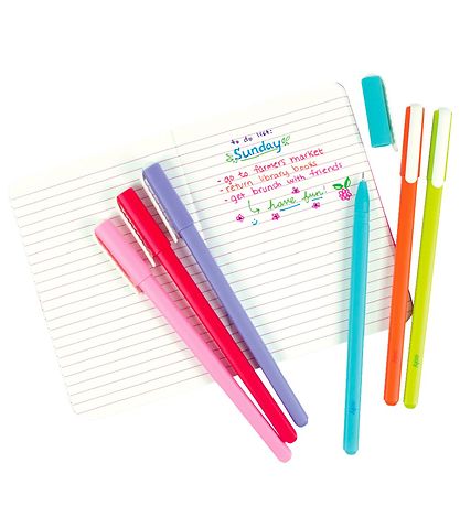 Ooly Pen - 6 Pcs - Fine Line Colored Gel Pens