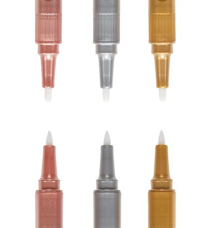 Ooly Double-Sided Markers - 3 Pcs - Modern Trio Dual Tip Metalli