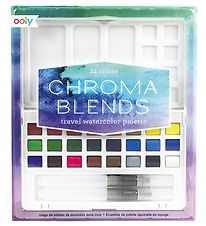 Ooly Vatnslitir - 24 Stk. - Chroma Blends Travel Vatnslitapallet