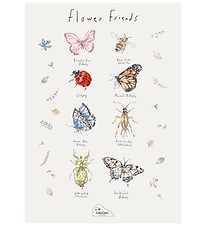 Cam Cam Veggspjald - Flower Friends