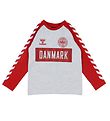 Hummel Tröja - DBU - Gråmelerad - Grå ljung/Röd