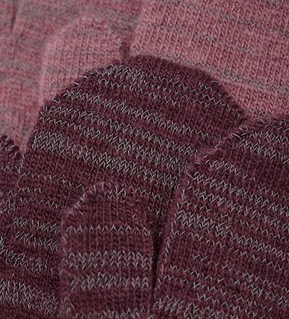 CeLaVi Mittens - Wool/Polyester - 2-Pack - Rose Brown w. Reflex