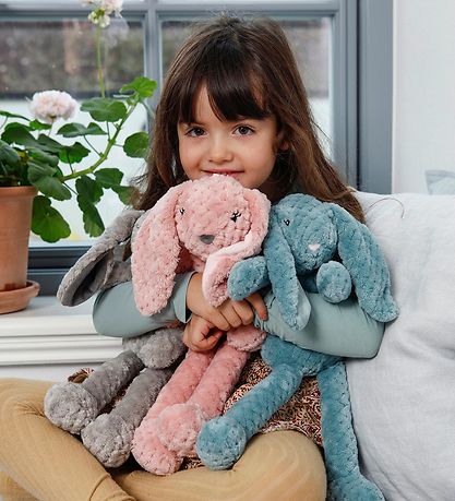 Teddykompaniet Soft Toy - Bunnies Vera - 38 cm - Waffle Fabric G