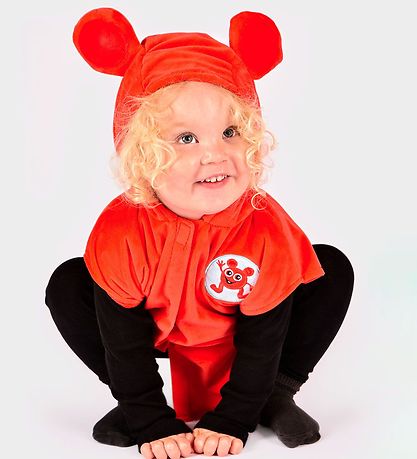 Den Goda Fen Kostuum - Babblarna Bobbo - Rood