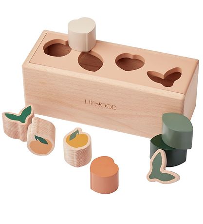 Liewood Vormensorteerbox - Midas - Hout - Peach/Pale Toscane Mul