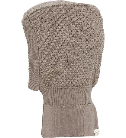 MP Balaclava - 2-layer - Wool - Light Brown Melange