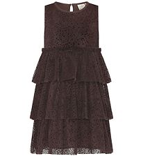 En Fant Jurk - Tule - Chestnut