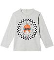 Stella McCartney Kids Blússa - Grátóna M. Lógó