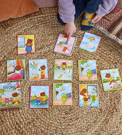 Eeboo Learning Games - Tell A Story Conversation Cards - A Busy 