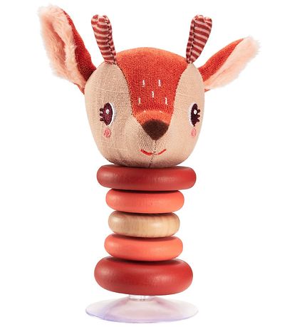 Lilliputiens Rattle With Swing - Stella - Red